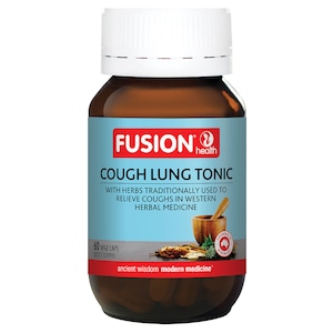 Fusion Health Cough Lung Tonic 60 Vege Capsules