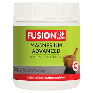 Fusion Health Magnesium Advanced Powder Lemon Lime Zing 330g