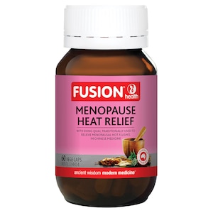 Fusion Health Menopause Heat Relief 60 Vege Capsules