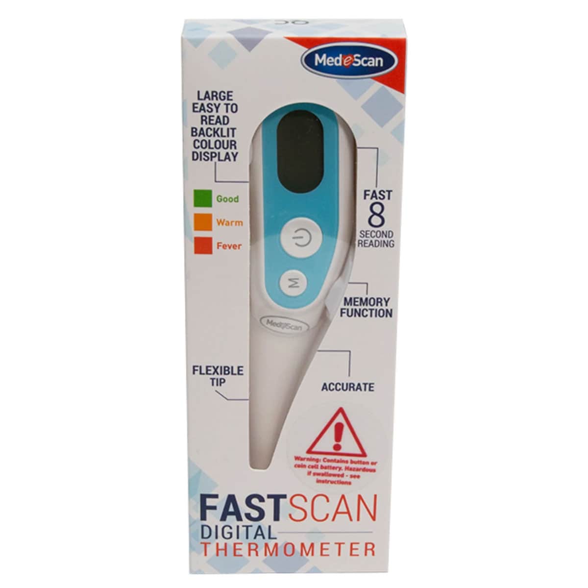 Medescan Fast Scan Thermometer 1 Pack
