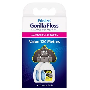 Piksters Gorilla Floss 60m x 2 Pack