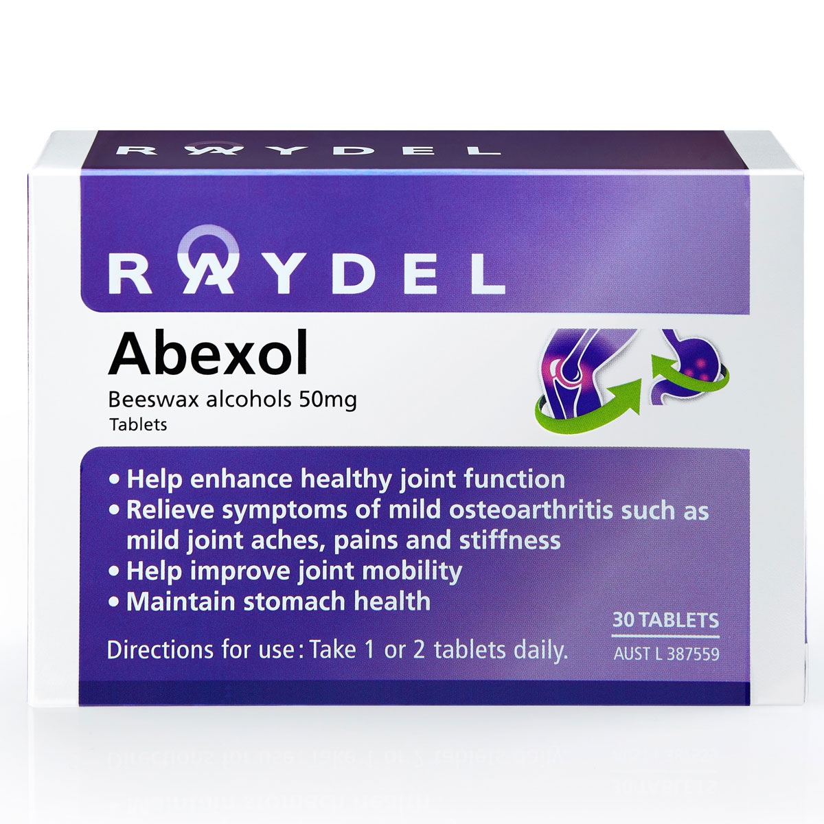 Raydel Abexol 50mg 30 Tablets