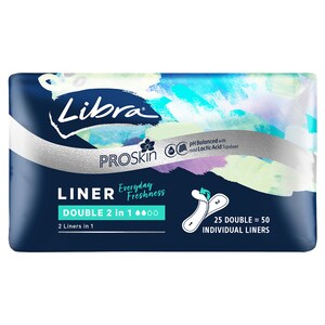 Libra Double 2 in 1 Liner 25 Pack