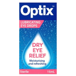 Optix Lubricating Eye Drops 15ml
