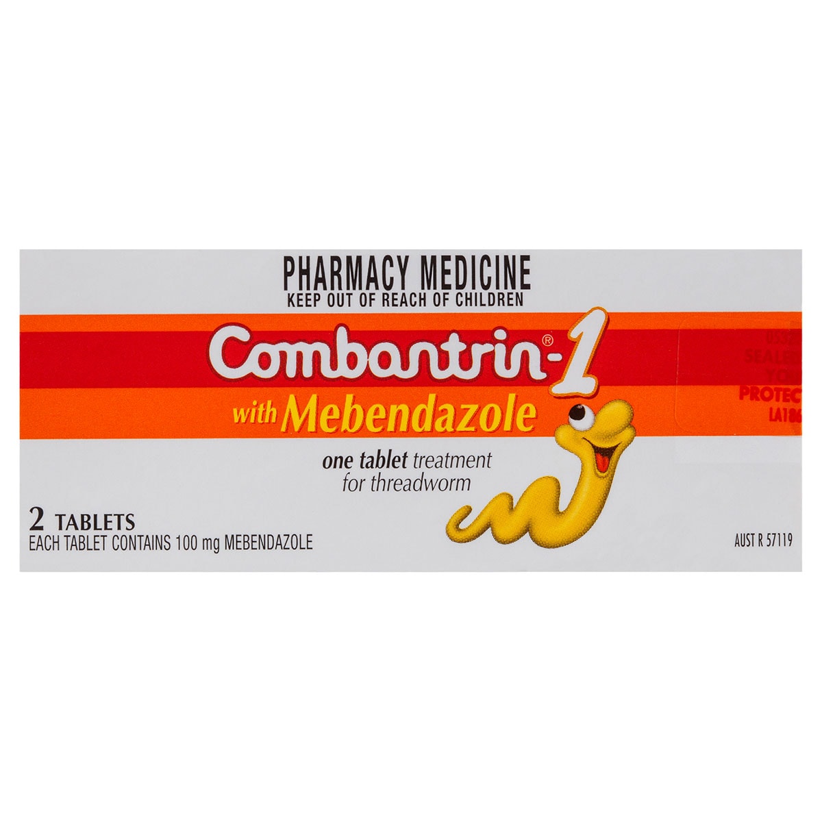 Combantrin-1 Worm Treatment 2 Tablets