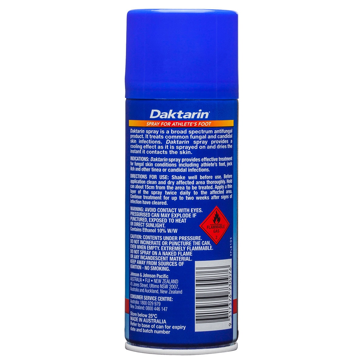 Daktarin Spray for Athletes Foot Antifungal 100g