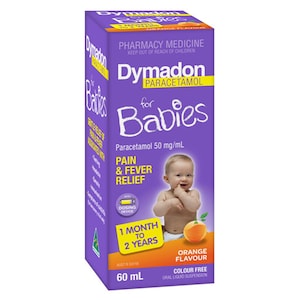 Dymadon for Babies 1 Month - 2 Years Orange 60ml