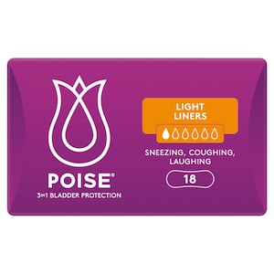 Poise Liners Light 18 Pack