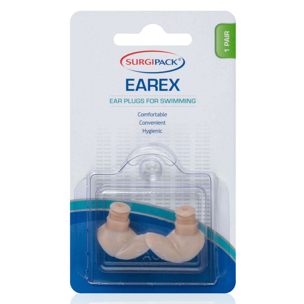 Surgipack Earex Ear Plug for Swimming 1 Pair