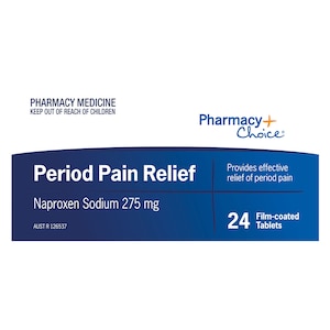 Pharmacy Choice Period Pain Relief 24 Tablets