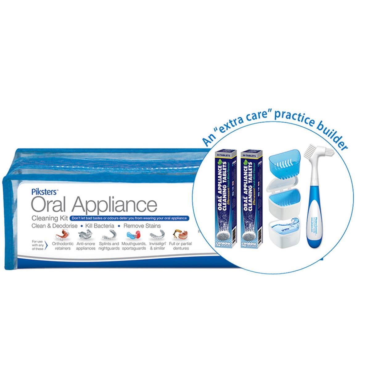 Piksters Oral Appliance Cleaning Kit