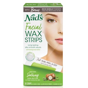 Nads Facial Wax Strips 20 Pack