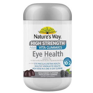 Natures Way High Strength Adult Vita Gummies Eye Health 60 Pack