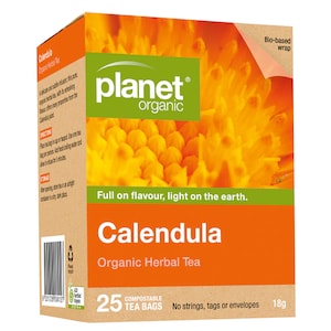 Planet Organic Calendula Herbal Tea 25 Tea Bags
