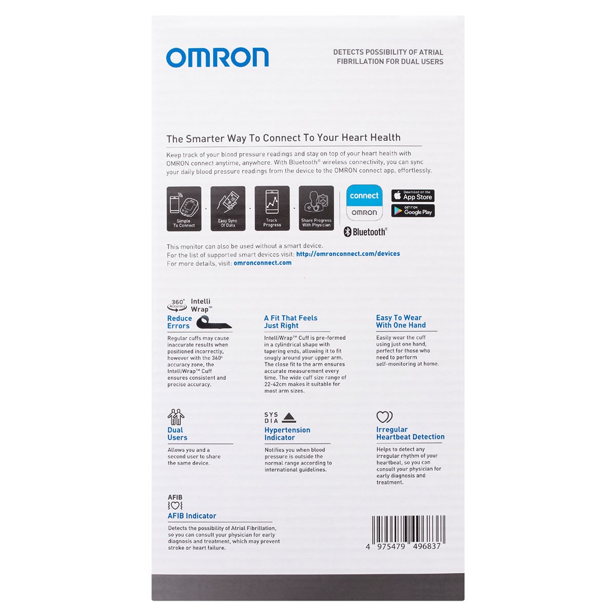 Omron HEM7144T1 Standard Blood Pressure Monitor - Smart Wellness