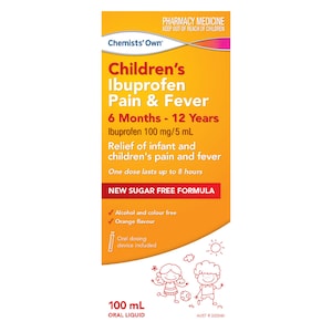 Chemists Own Children's Ibuprofen Pain & Fever 6 Months - 12 Years 100ml