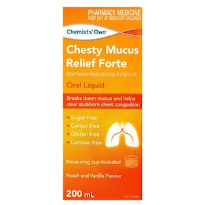 Chemists Own Chesty Mucus Relief Forte 200ml