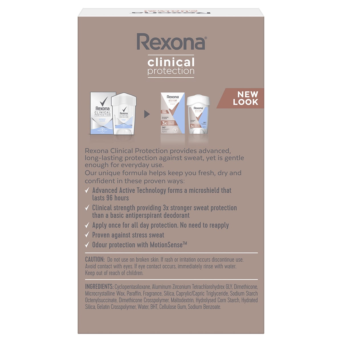 Rexona Women Clinical Protection Antiperspirant Shower Clean 45ml