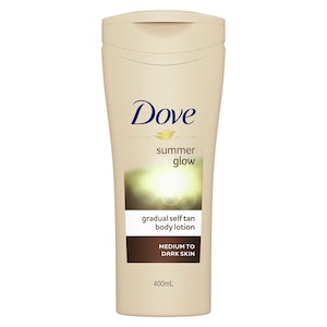 Dove Summer Glow Gradual Tan Body Lotion Medium to Dark 400ml