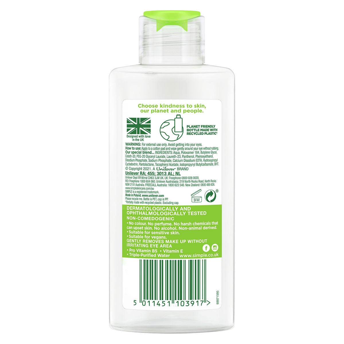 Simple Eye Make-up Remover 125ml