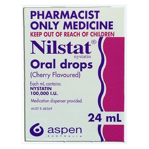 Nilstat Nystatin (100000U/ml) Oral Drops 24ml