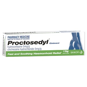 Proctosedyl Haemorrhoids Relief Ointment 15g