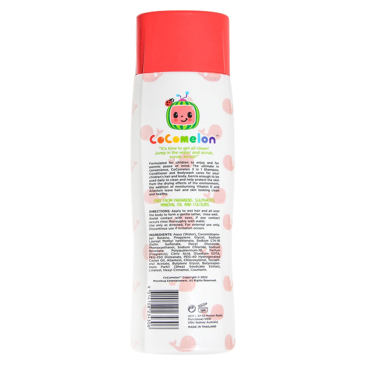 CoComelon 3 in 1 Shampoo Conditioner and Body Wash 400ml