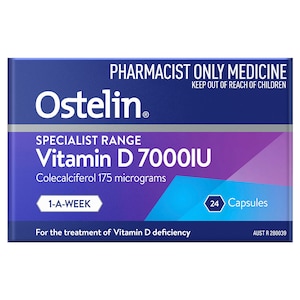Ostelin One-a-Week Vitamin D3 (7000IU) 24 Capsules