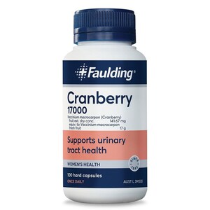 Faulding Cranberry 17000mg 100 Capsules