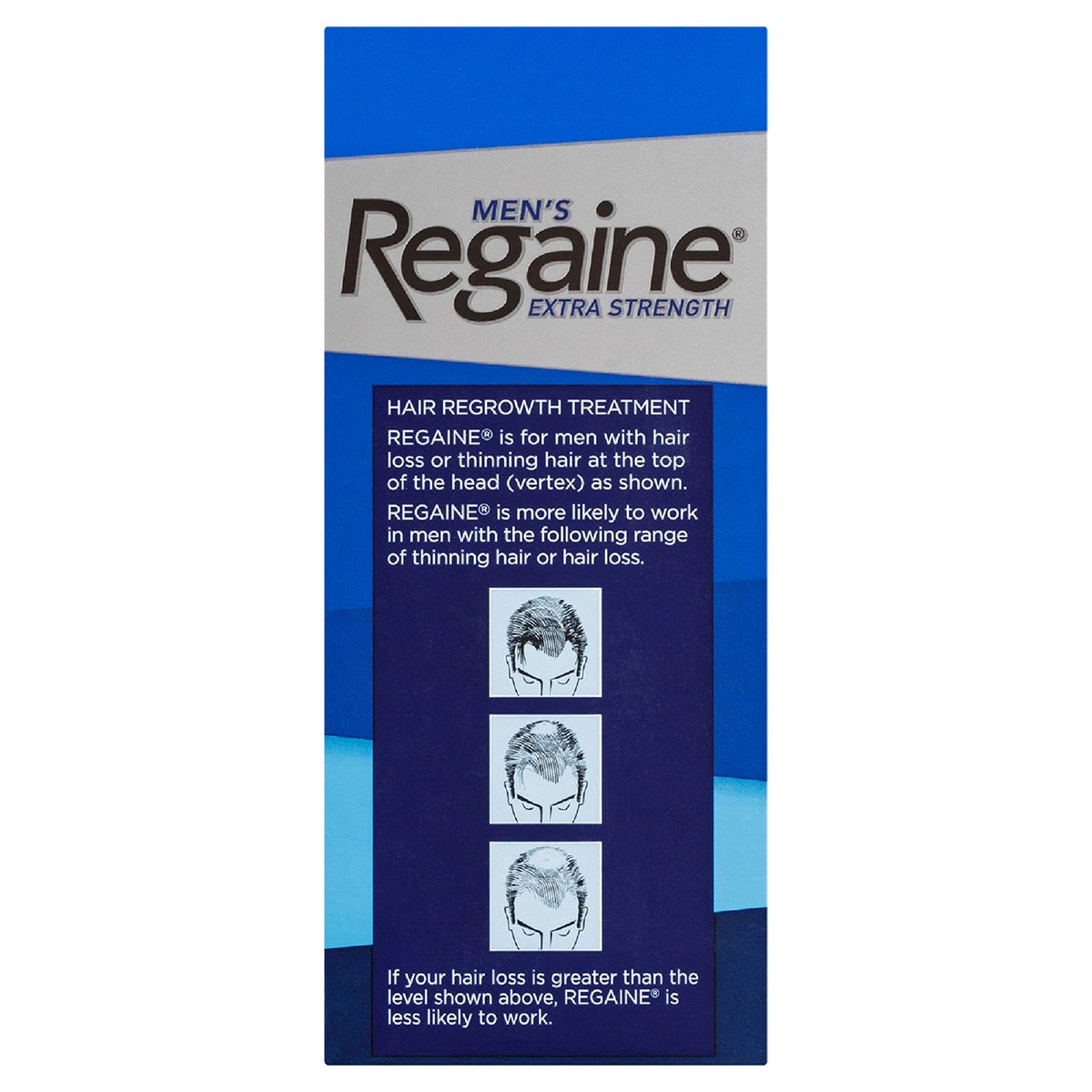 Regaine Mens Extra Strength Hair Loss Treatment 60ml x 4 Pack