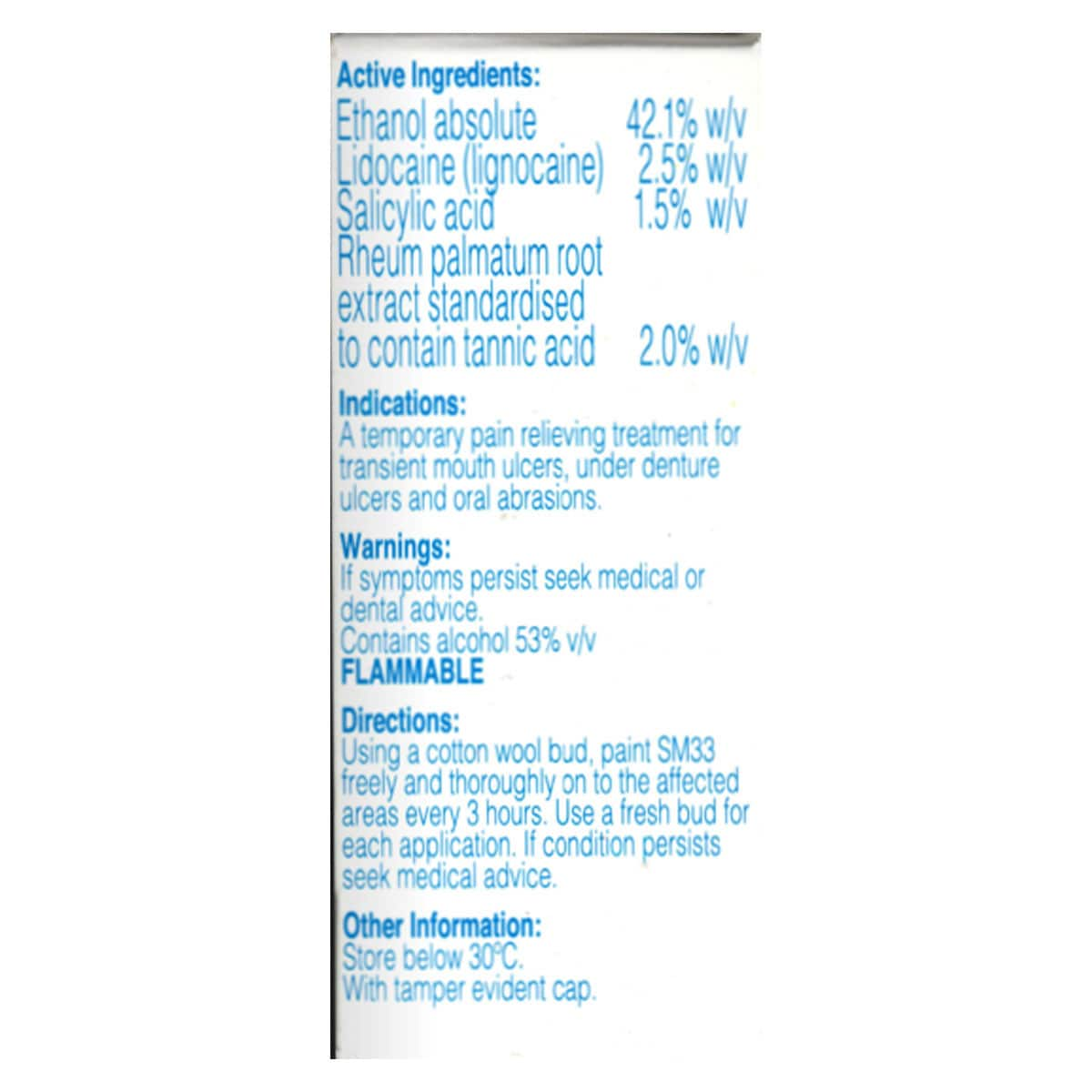 SM-33 Adult Formula Liquid l0ml