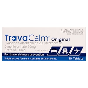 Travacalm Travel Sickness Original 10 Tablets