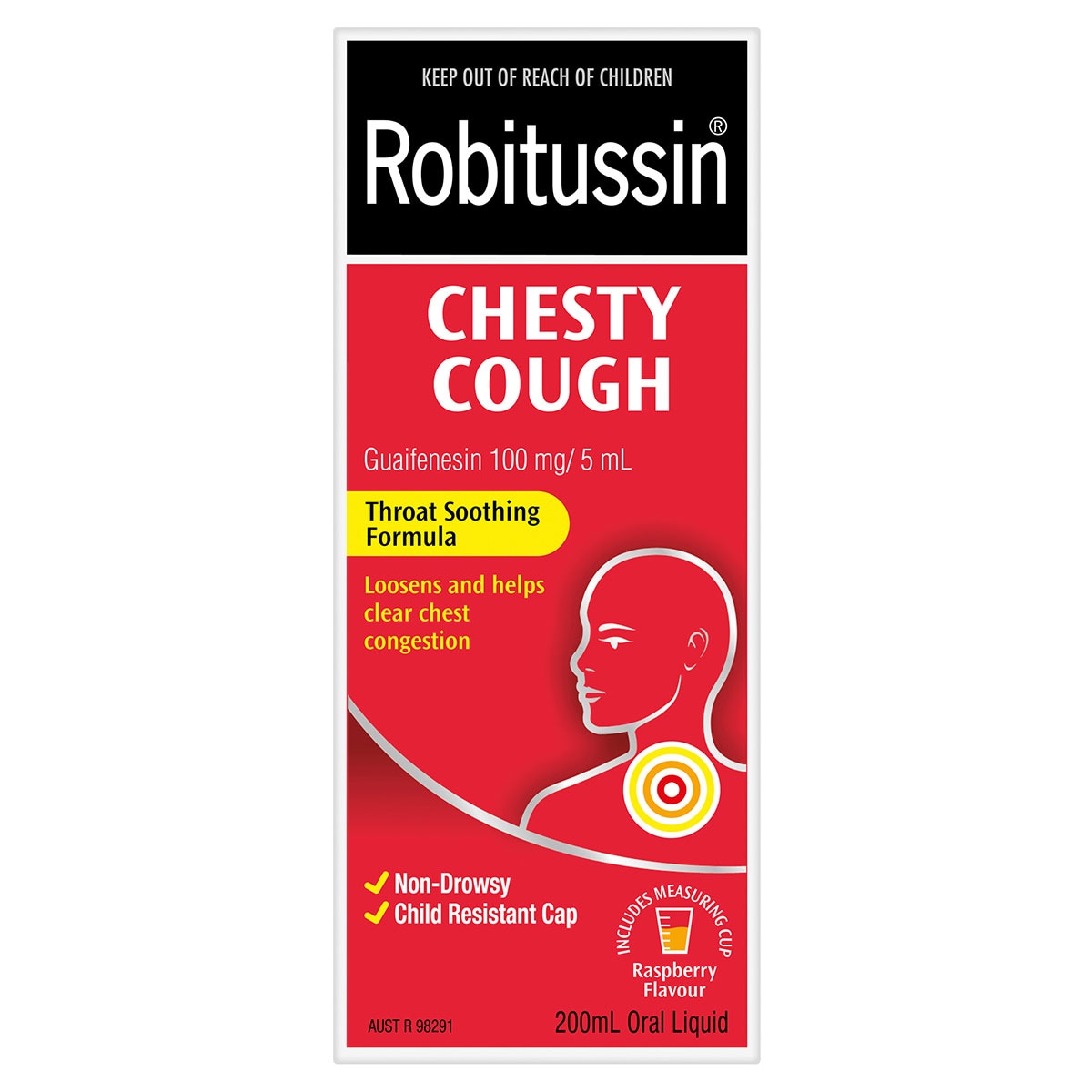 Robitussin Chesty Cough Liquid 200ml