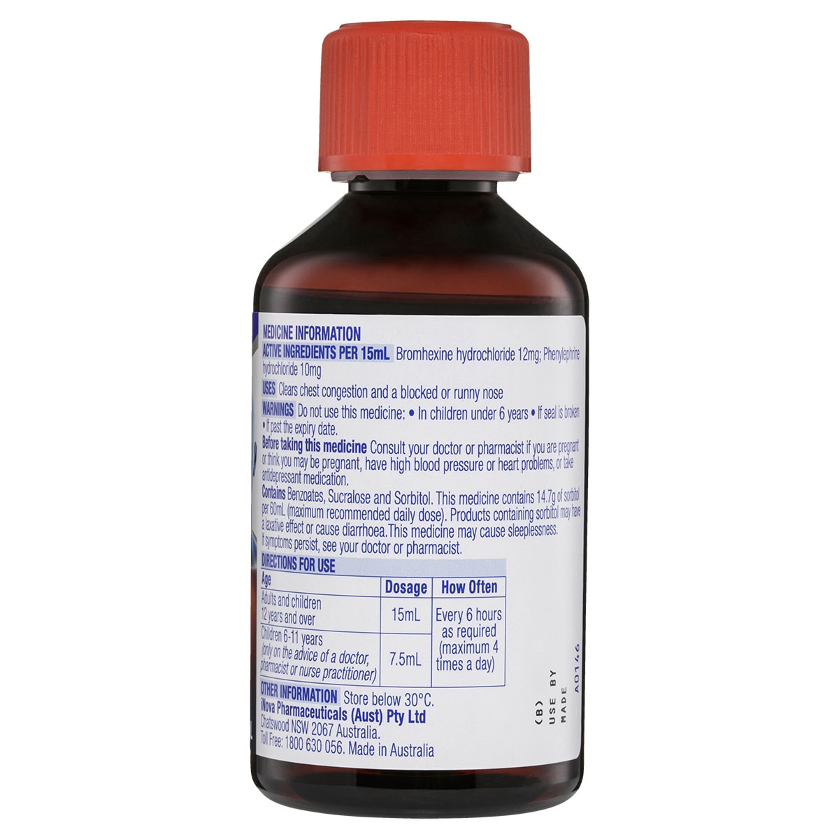 Durotuss PE Chesty Cough Liquid + Nasal Decongestant 200ml