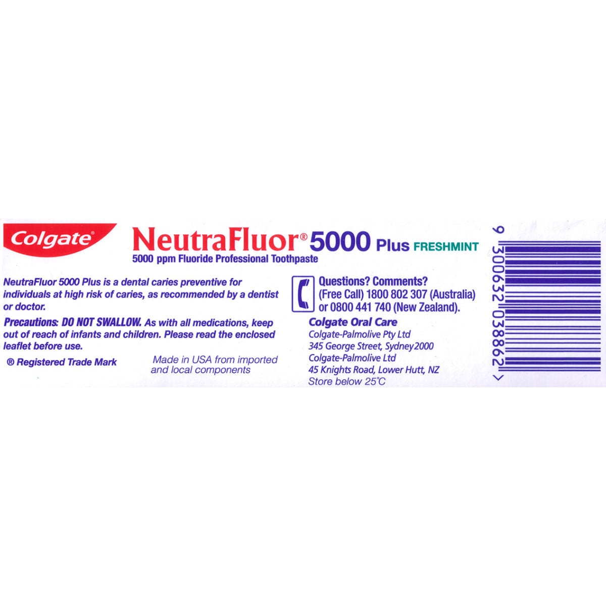 Colgate Neutrafluor 5000 Plus Toothpaste 56g