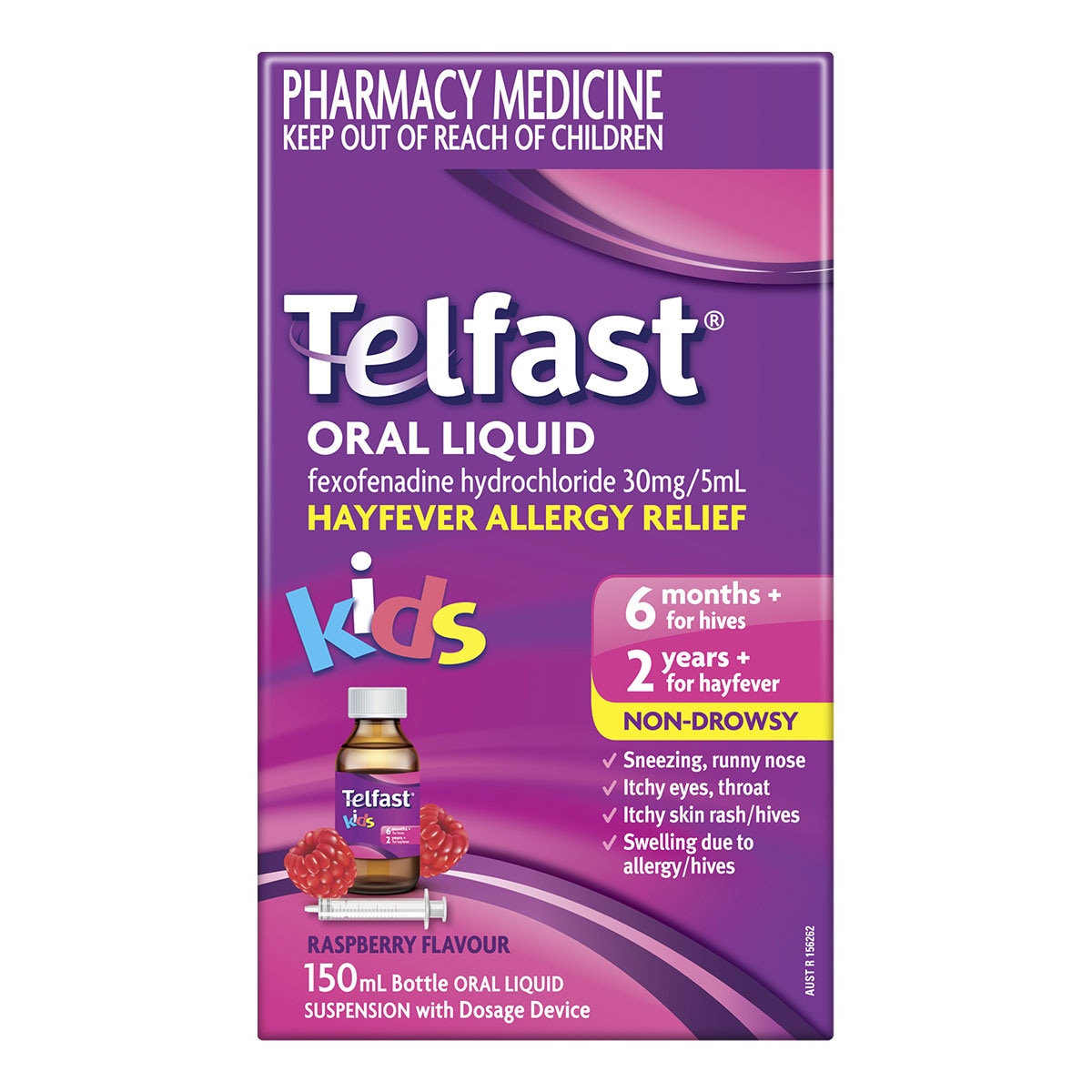 Telfast Kids Oral Liquid Hayfever Allergy Relief 150ml