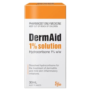 Ego DermAid Hydrocortisone (1%) Solution 30ml