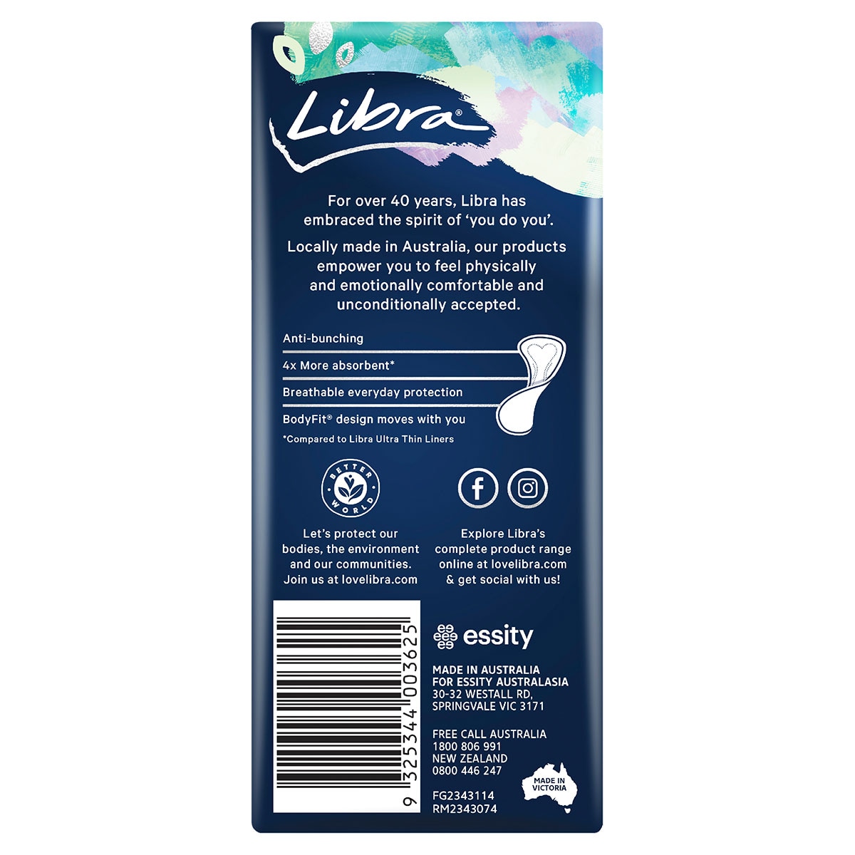 Libra Extra Protect Liner 50 Pack