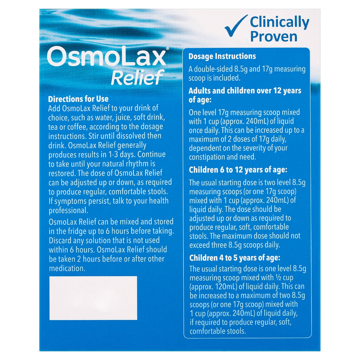 OsmoLax Relief 35 Doses 595g