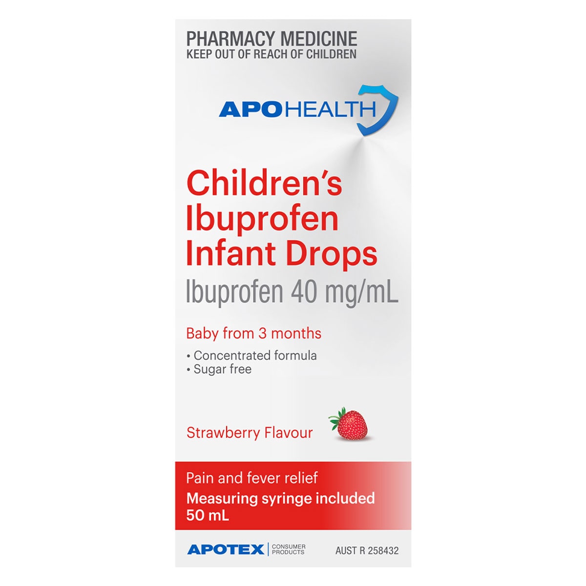 APOHEALTH Childrens Ibuprofen Infant Drops 50ml