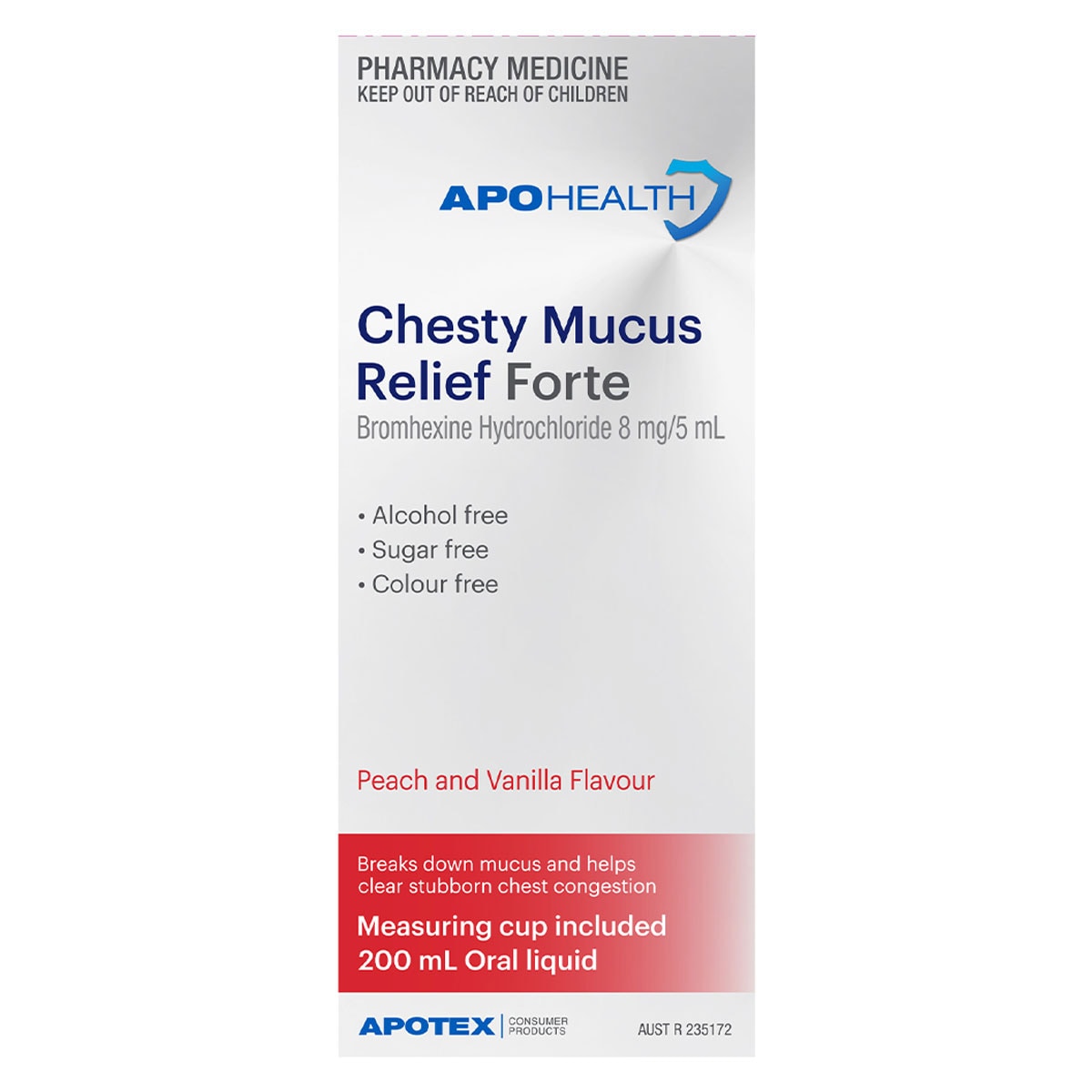 APOHEALTH Chesty Mucus Relief Forte 200ml