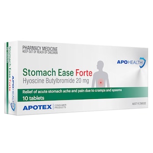 APOHEALTH Stomach Ease Forte 20mg 10 Tablets
