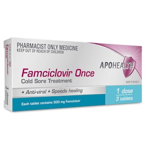APOHEALTH Famciclovir (500mg) Famciclovir Once 3 Tablets
