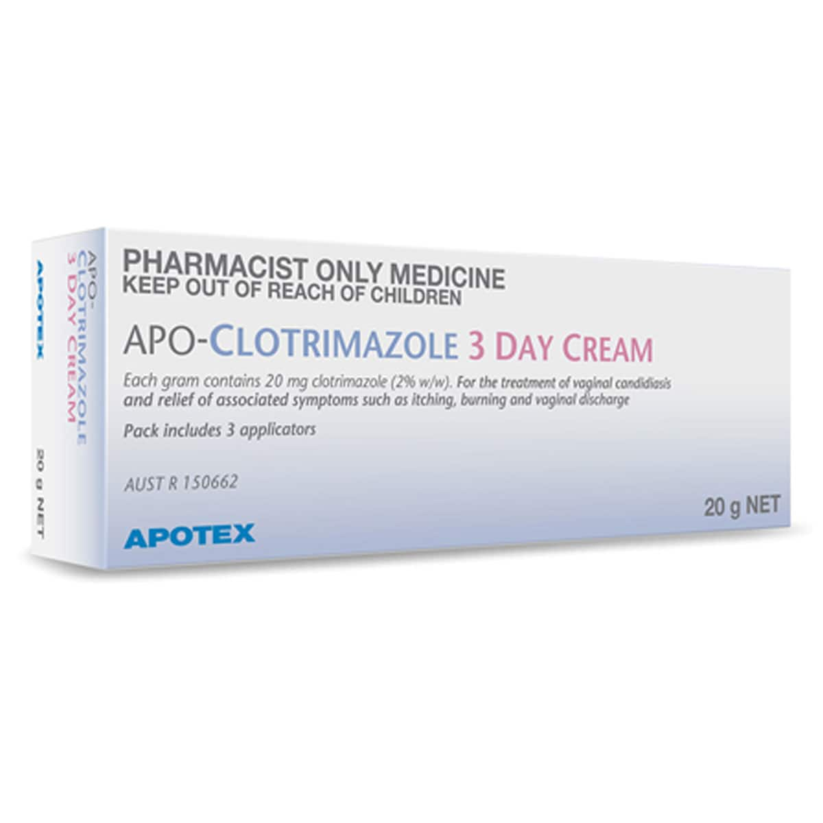 APOHEALTH Clotrimazole (2%) 3 Day Cream 20g