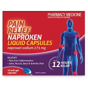 Pain Relief Naproxen 10 Liquid Capsules by Deep Heat