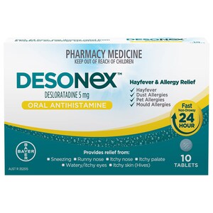 Desonex Allergy & Hayfever Relief 10 Tablets