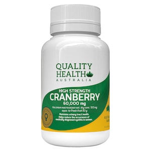 Quality Health High Strength Cranberry 60000mg 90 Capsules