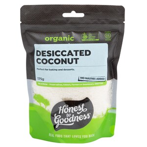 Honest to Goodness Organic Coconut Fine Desiccated 175g
