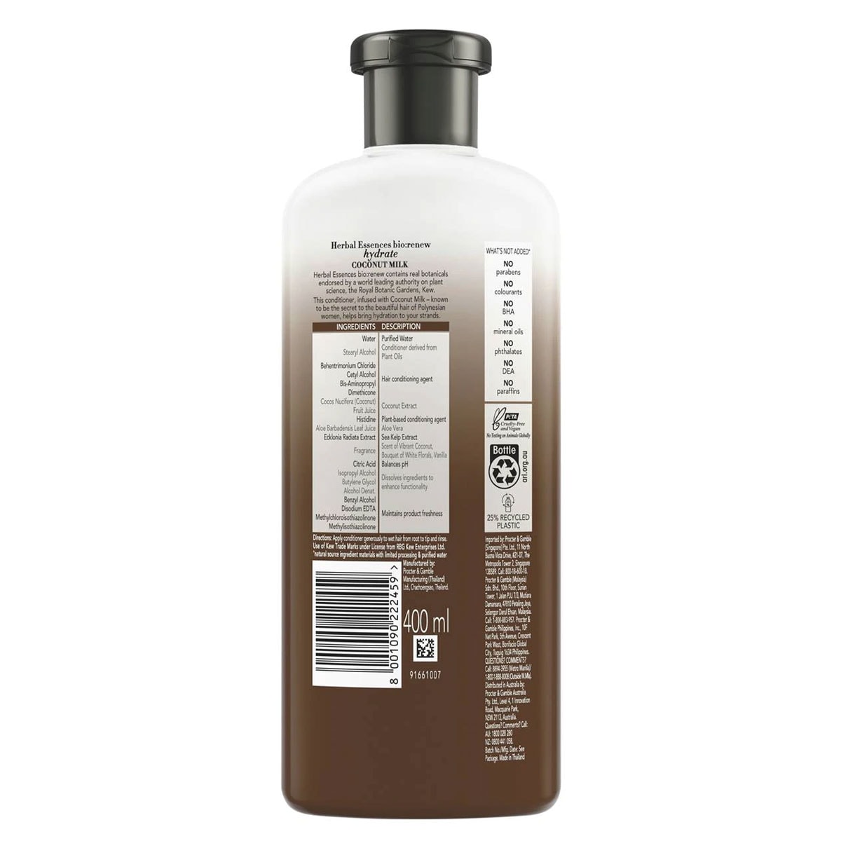 Herbal Essences BioRenew Coconut Milk Conditioner 400ml