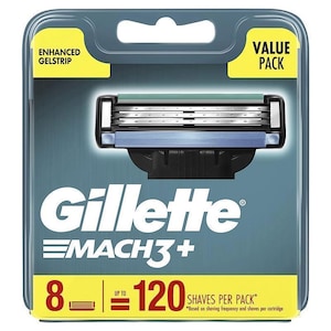 Gillette Mach3 Replacement Cartridges 8 Pack